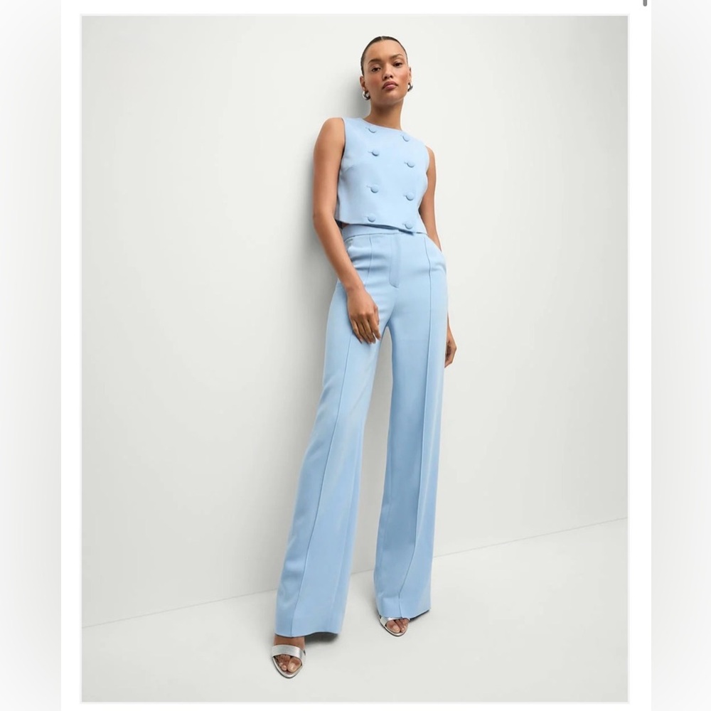 Veronica Beard Edia Pant in Blue Sky, size 4 Perfect Spring Summer Color
